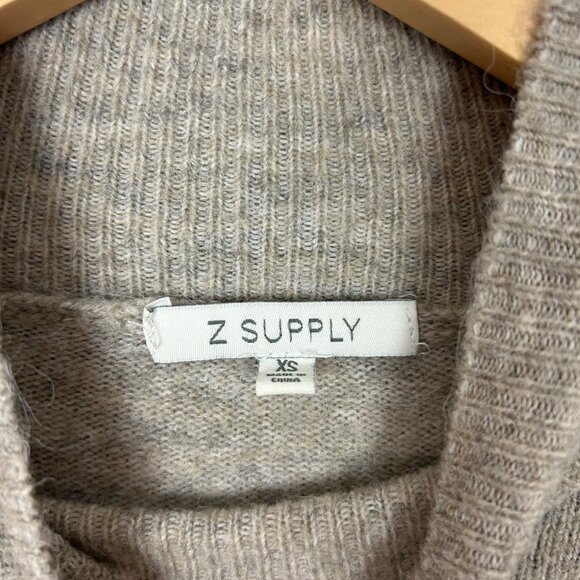 Z Supply Fin Stripe Sweater Dress Turtleneck Preppy Fall Size XS Women's - Picture 5 of 5